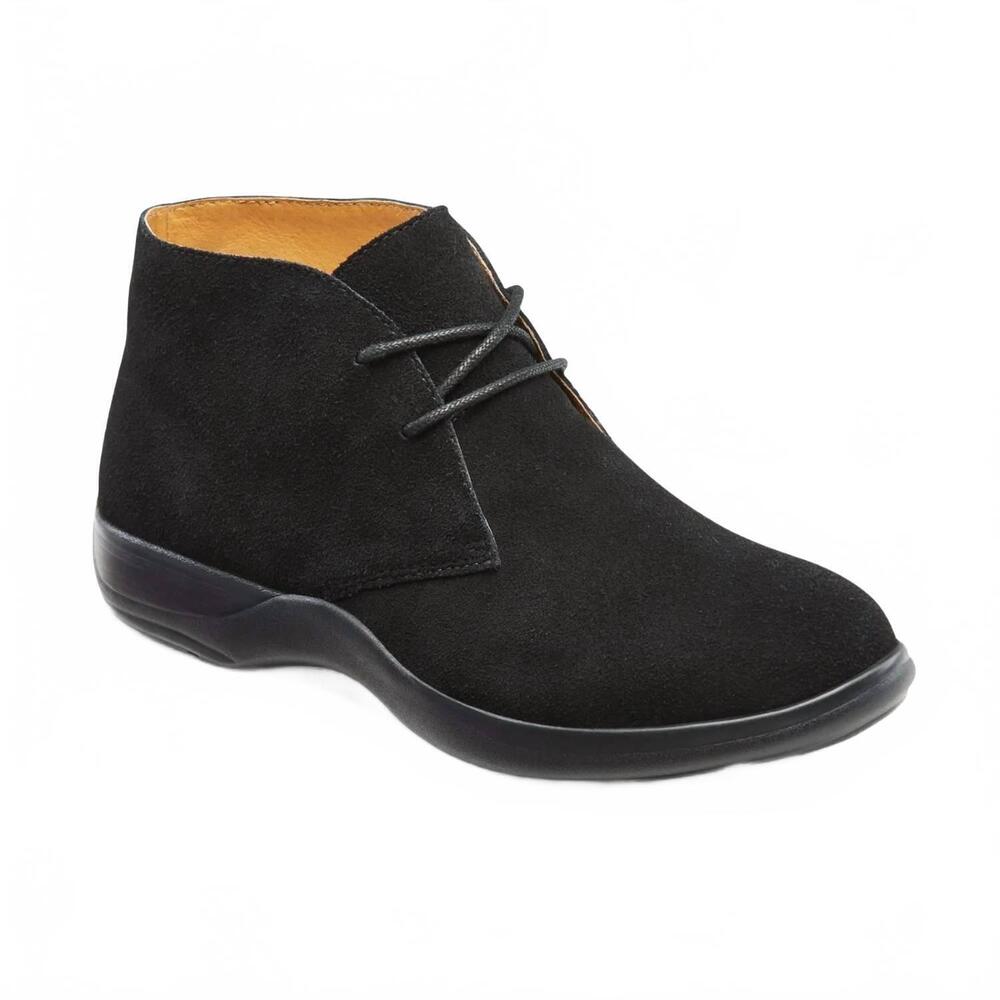 NEW DR. COMFORT SHOES women's cara casual chukka boot in black